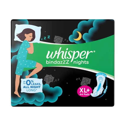 Whisper Ultra Bindazz Nights Pads XL Plus